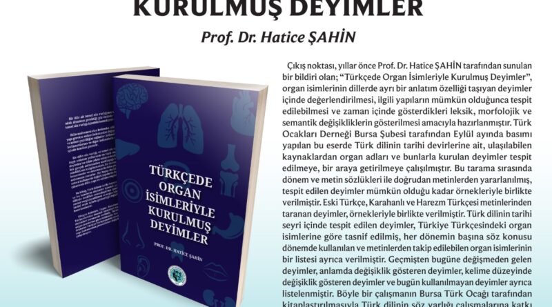 Türkçede Organ İsimleriyle Kurulmuş Deyimler-Yayın